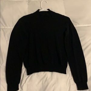 black turtle neck
